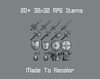 Easy Recolor RPG Items